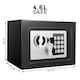 image 2 of Secure Digital Steel Safe High Security Electronic Home Office Money Safety Box, Black