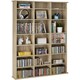 image 3 of Shelves Stevie - 21 compartments, height-adjustable, removable shelves Brown | Wood Light, Oak Sonoma