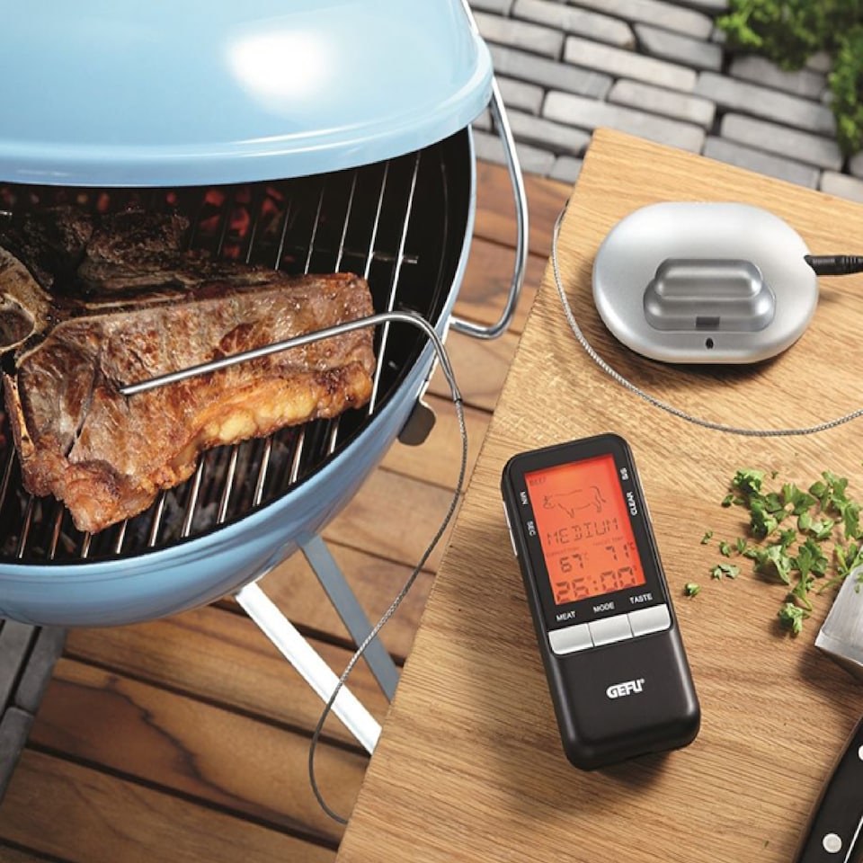 image 1 of GEFU HANDI Digital Meat Thermometer with LCD Display