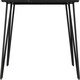 image 7 of Marlow Dining Set with Sheldon Chairs Black | Black Marble/Grey Boucle