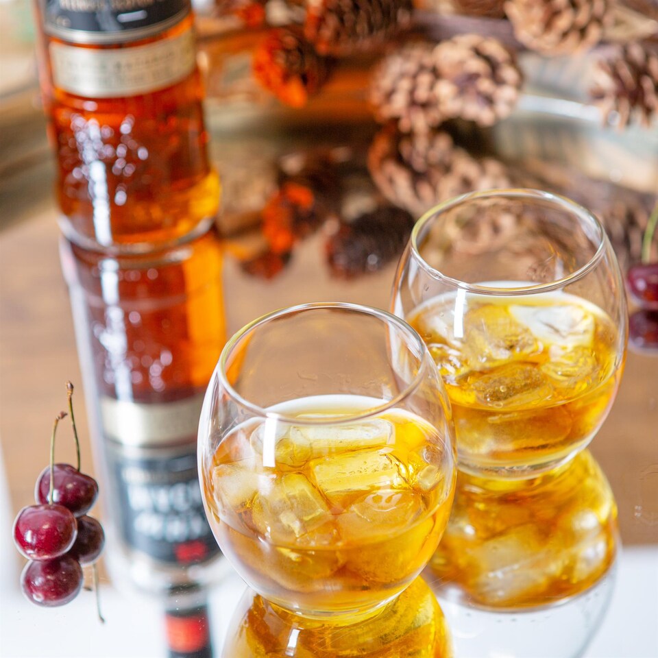 image 1 of Argon Tableware Tondo Whisky Glasses - 405ml - Clear - Pack of 6 | Clear | Clear