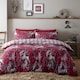 image 1 of Winter Stags Christmas Red Duvet Cover Set | Red | Burgundy | Single