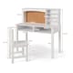 image 5 of COSTWAY Kids Desk and Chair Set Writing Table Set Wooden Children Study Table & Chair