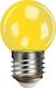 image 1 of G45 Bulb, E27 Base, Plastic Cover Yellow