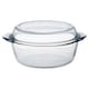 image 1 of Glass Casserole with Lid