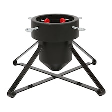 Harbour Housewares Classic Real Christmas Tree Stand - 3in - Black