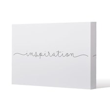 Text Inspiration (Canvas Print) / 77 x 51 x 4cm | Multi