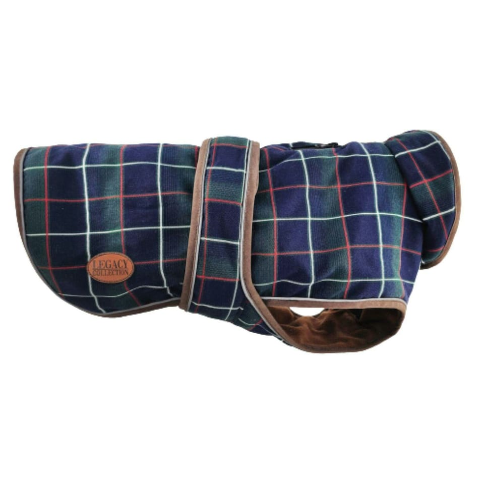 image 1 of HugglePets Legacy Tartan Dog Coat Multi | S