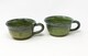 image 1 of Verano Spanish Ceramics Torres Ferreras Mediterraneo Set of 2 Breakfast Cups - 12x6.5cm N/A