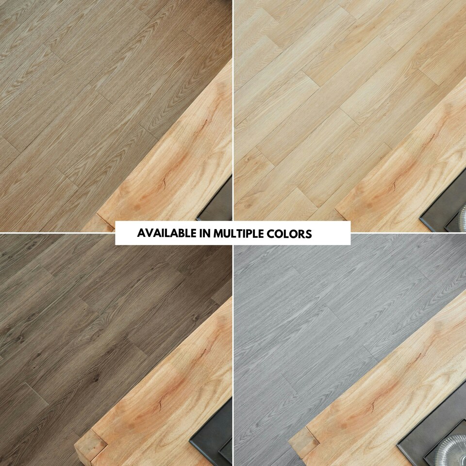 image 1 of Self Adhesive Floor Planks | 5.9x35.9in (91.4x15.2cm) Each | Peel & Stick Vinyl Flooring | Grey Wood Effect | Easy DIY | Stick On Tiles for Home Floors Grey | 1.39 sqm
