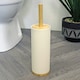 image 1 of Showerdrape Bondi Cream Toilet Brush & Holder