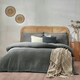 image 1 of Yard Chunky Waffle 100% Cotton Single Duvet Cover Set