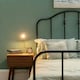 image 2 of ValueLights Benton Brushed Chrome Plug In Wall Light & Bulb Chrome