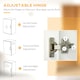 image 8 of HOMCOM Modern Kitchen Cupboard Storage Organiser Microwave Cabinet Grey