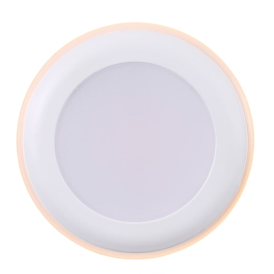 image 1 of Nordlux Elkton Indoor Downlight White Plastic Intergrated LED  3-Level Dimming - Mains Powered, IP20