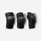image 1 of Decathlon Adult 2 x 3-Piece Inline Skate Protection Set Fit500 - Black, Size M