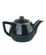 image 2 of Tea Pot: 4 Cup Apilco Bistro Tea Pot, Green with Gold Band