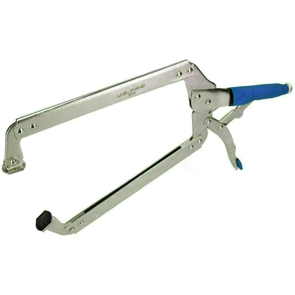 image 1 of 18" Welding Locking C Clamps Adjustable Fastener with Quick Release Grip 2 Pack