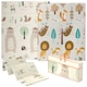 image 1 of AIYAPLAY Baby Play Mat, Double Sided Crawling Mat, Animal Theme
