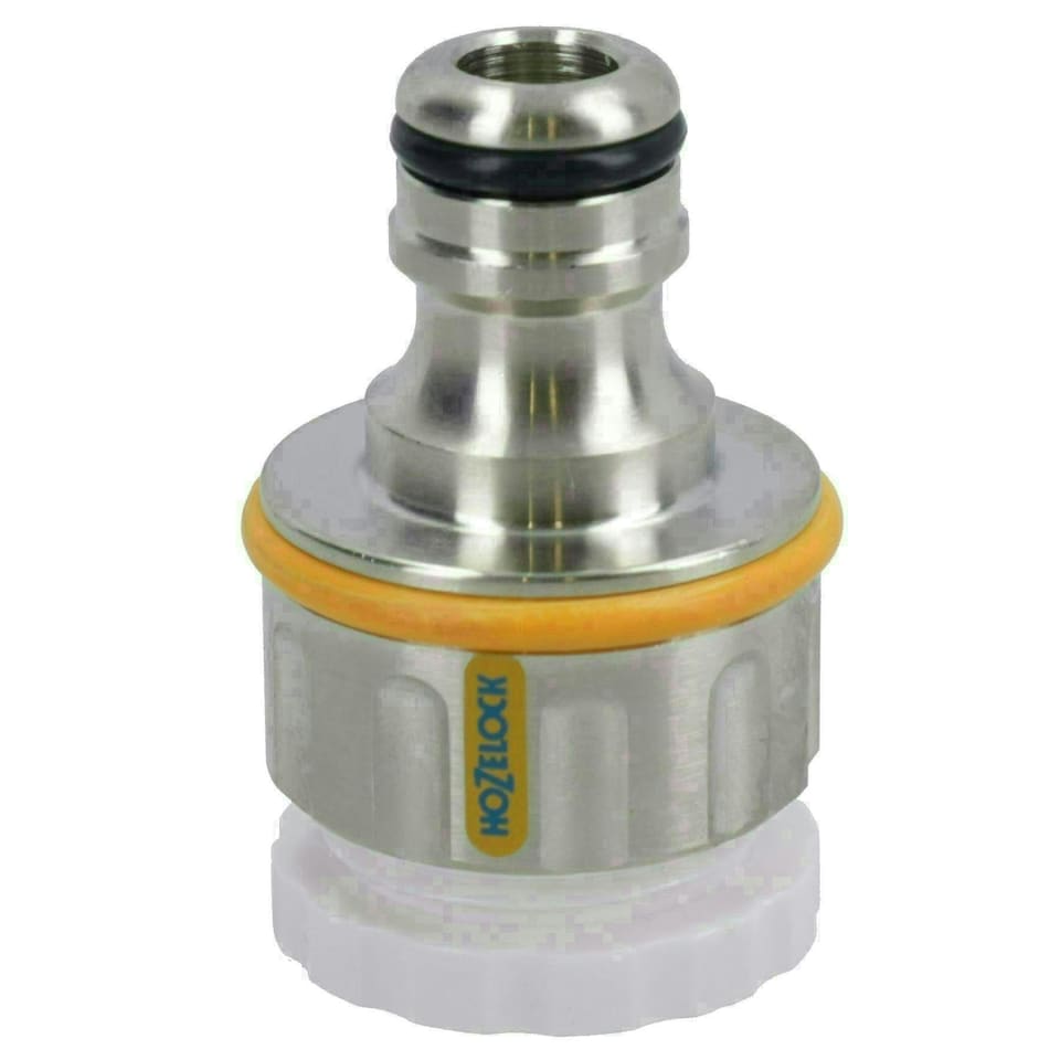 image 1 of Hozelock Outdoor Garden Tap Hose Threaded Tap Connector 3/4in - 1/2in 5pc