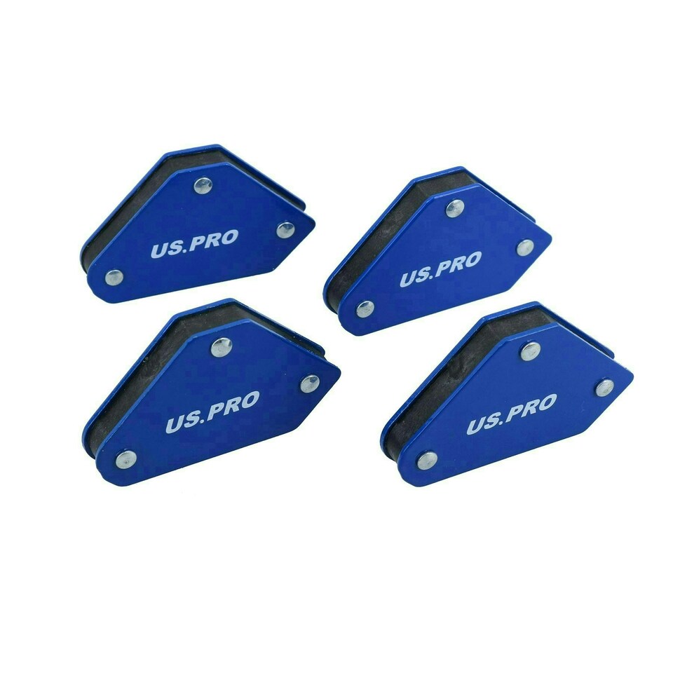 image 1 of 9lb Small Mini Durable Welding Magnet Right Angle Square Holder Soldering 16pk