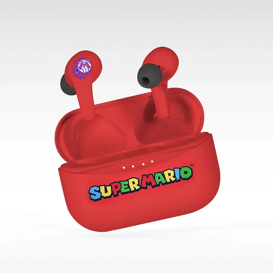 image 1 of OTL Super Mario Red Slide Open TWS Earphones