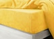 image 1 of Velosso Teddy Fleece Warm and Cosy Fitted Sheet | Yellow | Ochre | Double