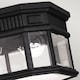 image 3 of Cotswold Lane 2 Light Outdoor Flush Ceiling Light Black IP44, E27