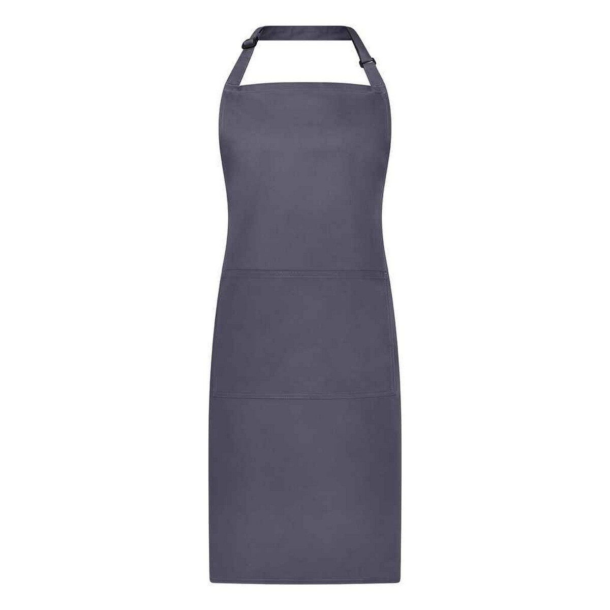 Brand Lab Bibbed Full Apron Grey Steel One Size 1