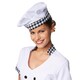image 3 of Womens chef costume | White | black/white | 1