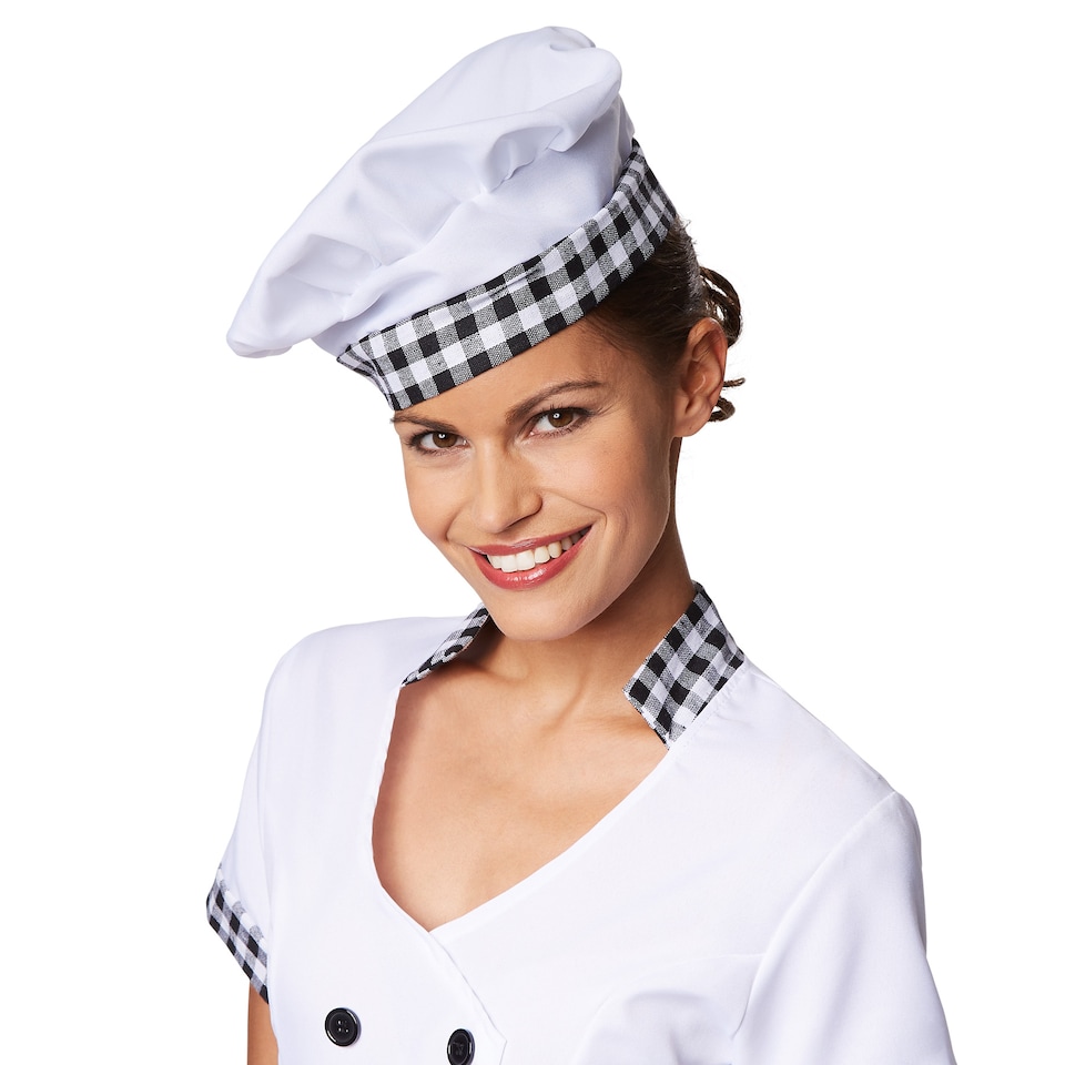 image 1 of Womens chef costume | White | black/white | 1