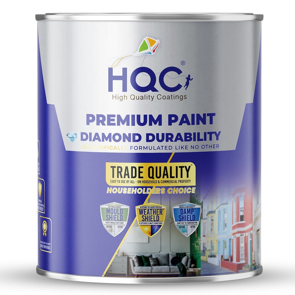 image 1 of HQC Garden Paint - Best Weatherproof For All Outdoor Wood & Furniture - Classic Grey - 5L