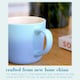 image 2 of Argon Tableware New Bone China Mugs - 330ml - Blue Ombre - Pack of 6 | Blue | Blue | 6
