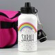 image 3 of Personalised Rainbow Drinks Bottle White | One Size