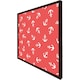 image 3 of Anchors on red background (Picutre Frame) Brown | Oak | M