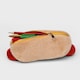image 4 of Suck UK Plush Hot Dog Case - Fun Zipper Storage Pouch