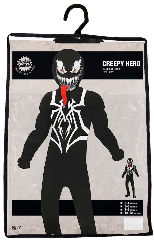 image 1 of Fancy Dress Child Creepy Hero - 3-4 Years