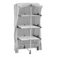 image 5 of BLACK+DECKER 63091 3-Tier Heated Clothes Airer with Cover & Wheels