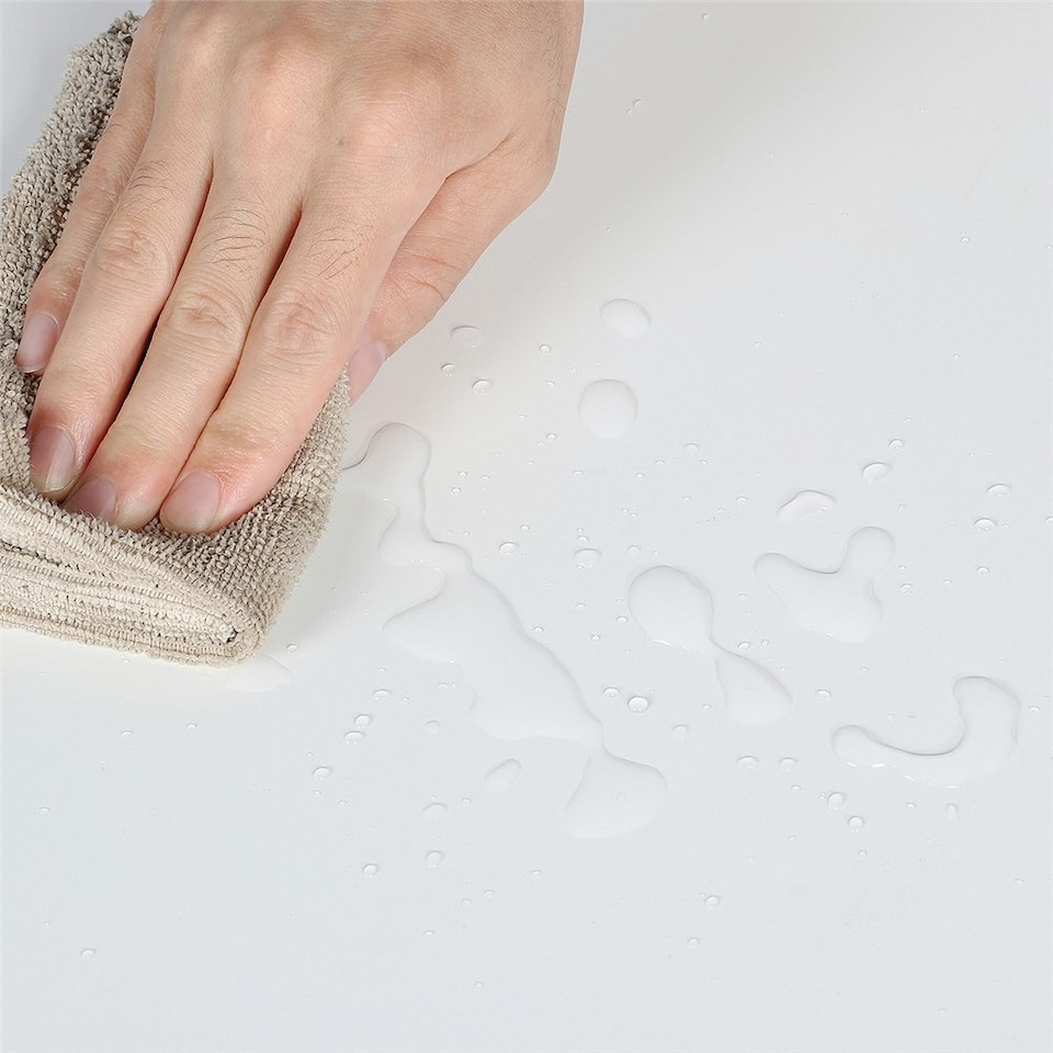 image 1 of Yaheetech 2PCS Modern Style Bedside Tables with 3 Drawers White