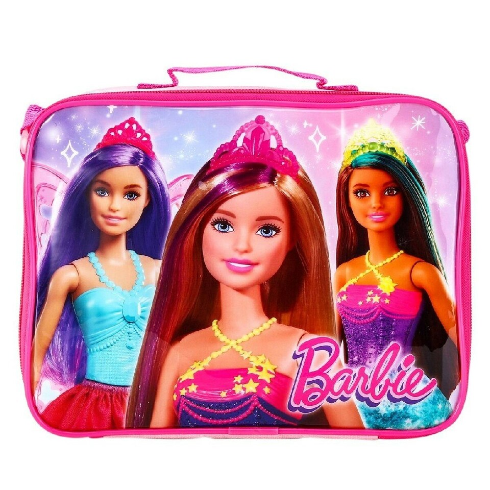 image 1 of Barbie Princess Insulated Lunch Bag - Pink - One Size