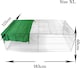 image 2 of Actiaspet - Metal Run for Rabbit/Guinea Pig/Chicken/Duck/Ferret/Dog/Cat Pet Enclosure with Roof Sunshade (Grey, XLarge)
