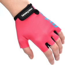 Meteor Kids Bike Gloves – Breathable, Non-Slip, Padded for Comfort & Safety Pink | One Pink | JR S