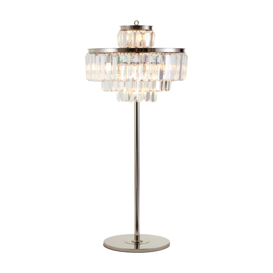 image 1 of Interiors by Premier 10 Bulbs Floor Lamp Silver