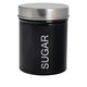 image 1 of Harbour Housewares Round Metal Kitchen Sugar Canister - Black