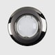 image 2 of ValueLights 6 Pack Black Chrome Recessed GU10 Ceiling Downlight Fittings