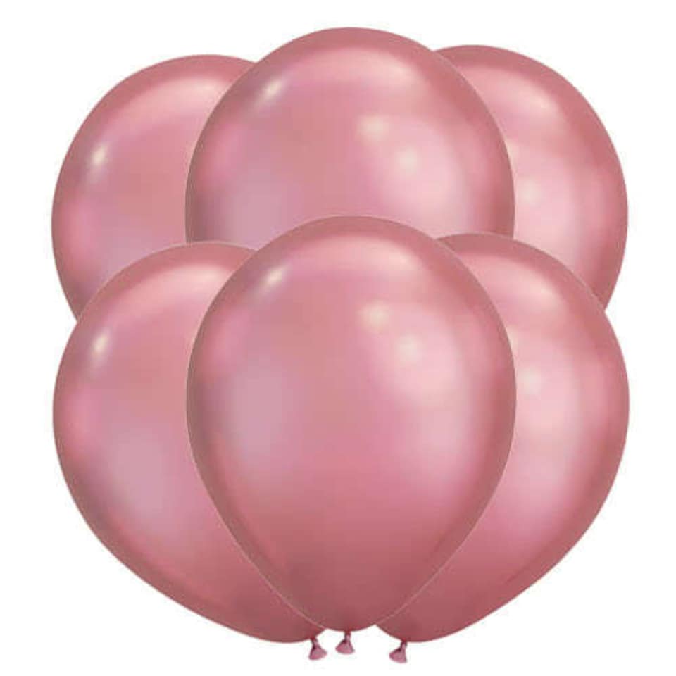 image 1 of Chrome Mauve Latex Qualatex Balloons 28cm / 11 in - Pack of 100 | Chrome