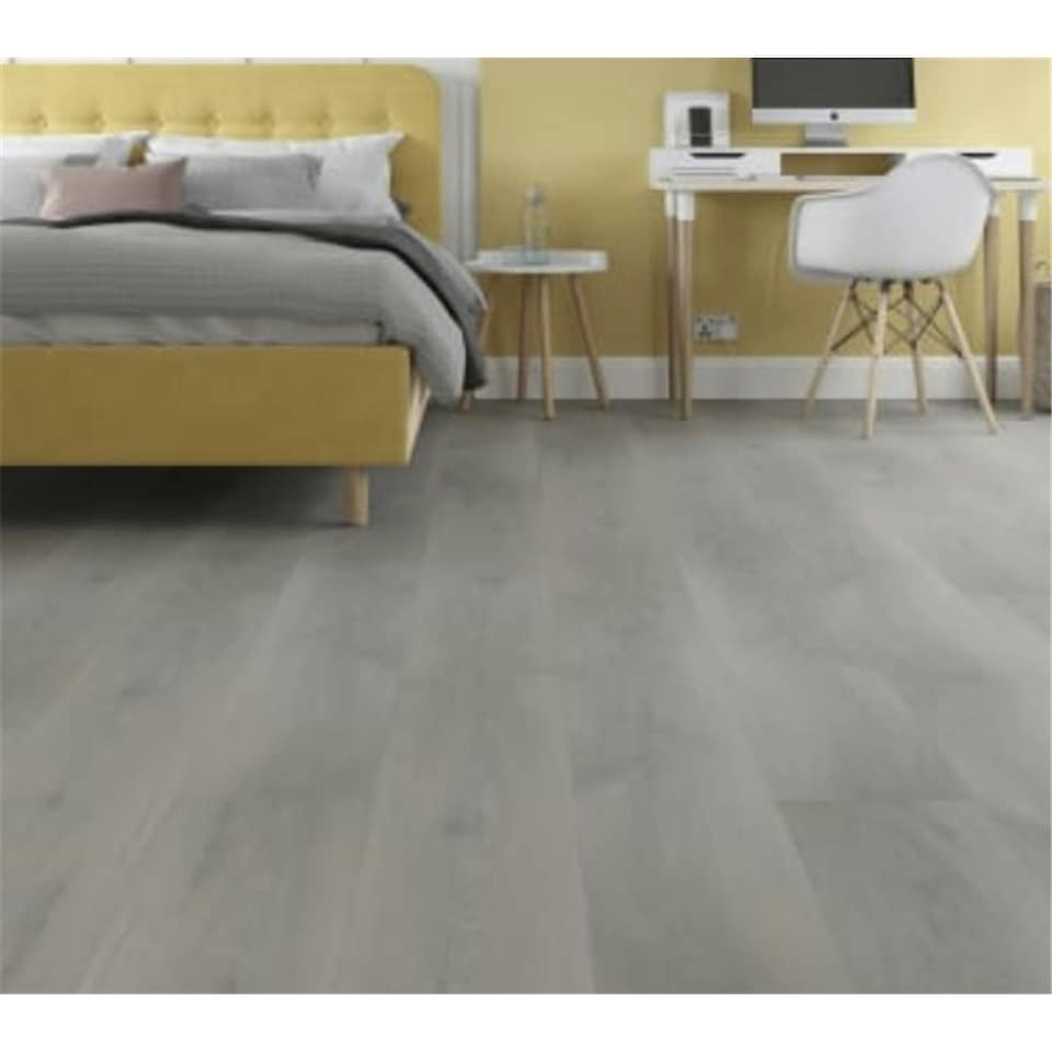 image 1 of PACK OF 20 (Total 20 Units) - Grey Oak 10mm Thick Laminate Flooring (34.6m2 Coverage)
