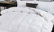image 5 of Ezysleep 18tog Premium Goose Feather and Down Duvet  - High-Quality Filling | White | White