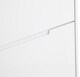image 9 of Narrow High Gloss 2 Tier Shoe Cabinet | White | White