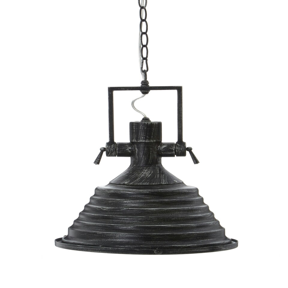 image 1 of Interiors by Premier Black and Silver Pendant Light